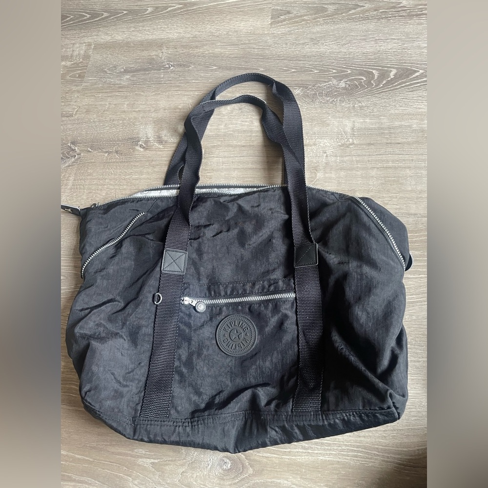 Kipling Black Tote Travel Bag